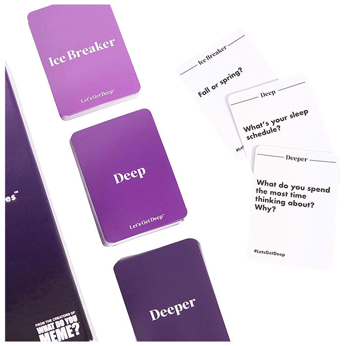 Let's Get Deep - The Relationship Game Full Of Questions For Couples