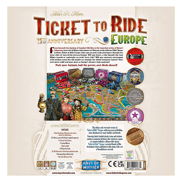 TICKET TO RIDE EUROPE 15th Anniversary