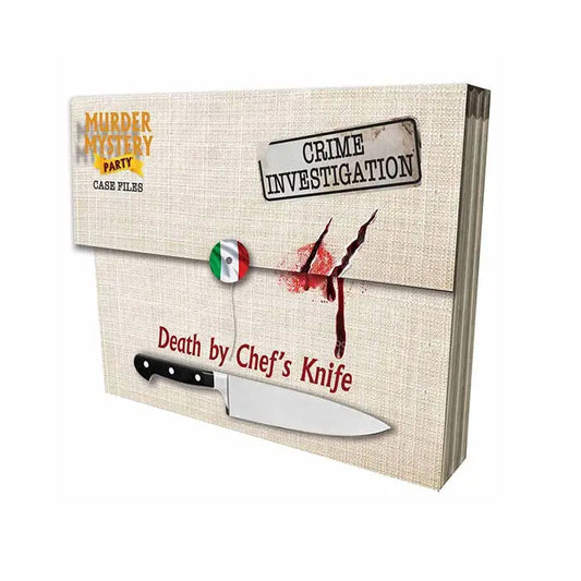 University Games Murder Mystery Party Case File Death By Chef's Knife