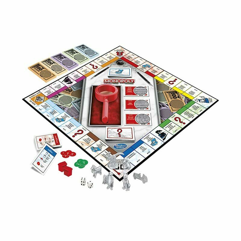 Hasbro Monopoly Crooked Cash Board Game for Families and Kids Ages 8 and Up
