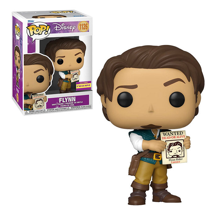 Funko Pop! Disney Tangled Flynn holding Wanter Poster