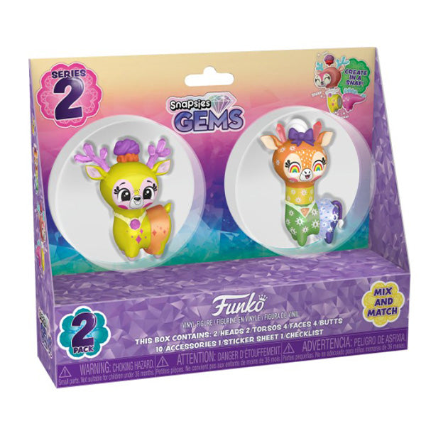 SNAPSIES GEMS - LEMON &amp; RAINBOW SPRING 2-PACK