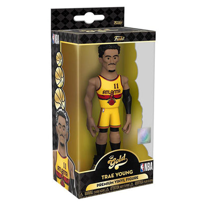 Funko Pop! Gold NBA Trae Young Atlanta Hawks Premium 5''