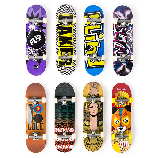 TECH DECK FINGERBOARD Multi-styles set with miniature skateboard and fingerboard