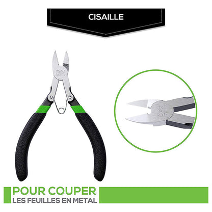 Metal Earth Enhanced Design 2-Piece Tool Kit - Clippers - Needle Nose Pliers