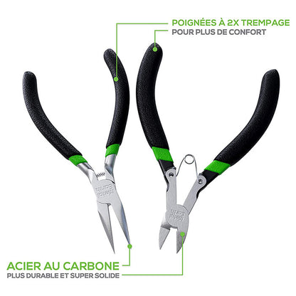 Metal Earth Enhanced Design 2-Piece Tool Kit - Clippers - Needle Nose Pliers
