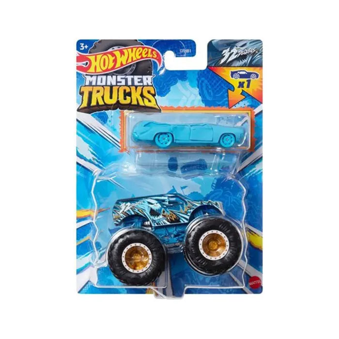 The Hot Wheels Monster Trucks 1:64 Scale 2 Pack - Styles May Vary