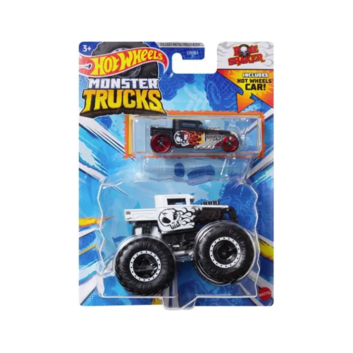 The Hot Wheels Monster Trucks 1:64 Scale 2 Pack - Styles May Vary