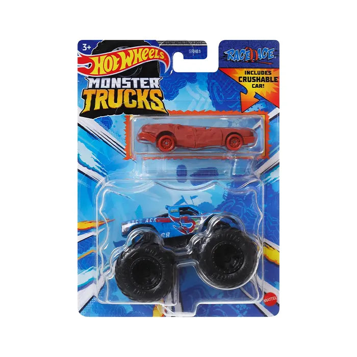 The Hot Wheels Monster Trucks 1:64 Scale 2 Pack - Styles May Vary