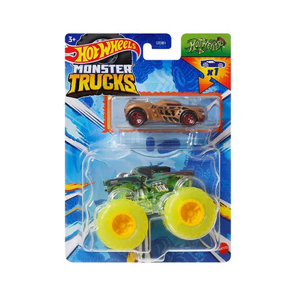 The Hot Wheels Monster Trucks 1:64 Scale 2 Pack - Styles May Vary