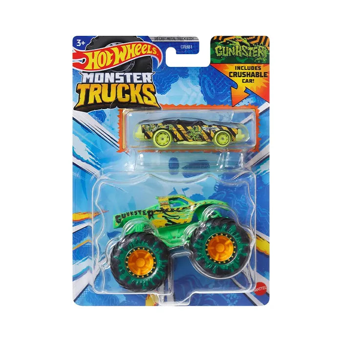 The Hot Wheels Monster Trucks 1:64 Scale 2 Pack - Styles May Vary