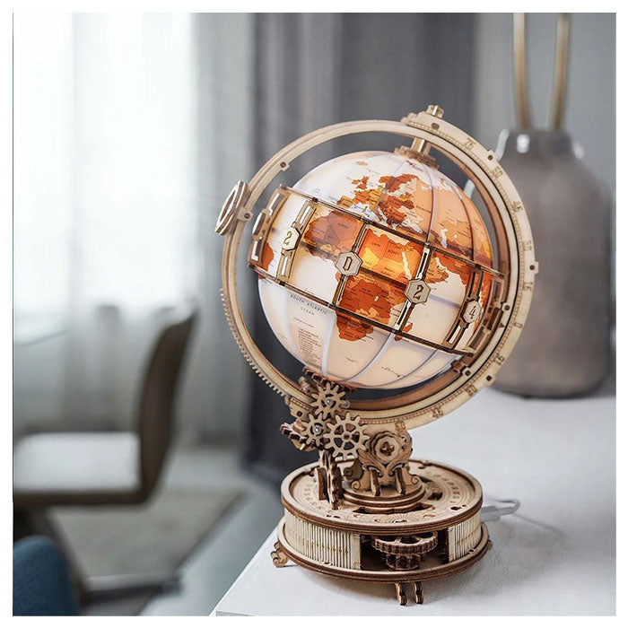 Luminous Globe 3D Wooden Puzzle