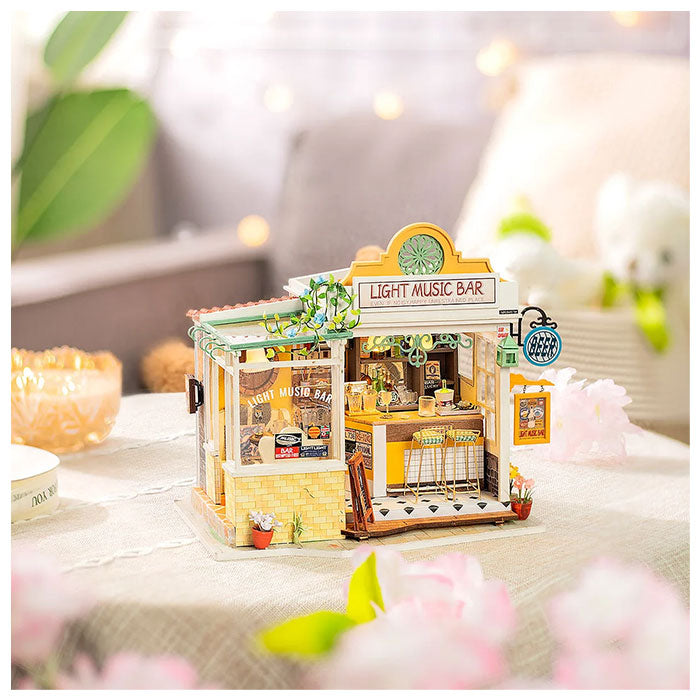 Light Music Bar DIY Miniature House - 149 Pieces