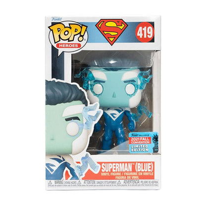 NYCC 2021 - DC Superman (Blue) Exclusive Pop! Vinyl Figure