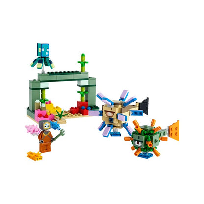 LEGO Minecraft The Guardian Battle Toy Building Set - 255 Pieces