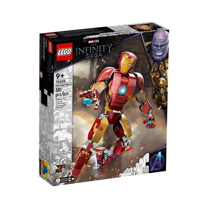 LEGO Marvel Iron Man Figure - 381 Pieces