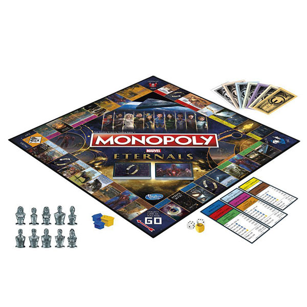 Hasbro Monopoly: Marvel Studios' Eternals Edition Board Game for Marvel Fans