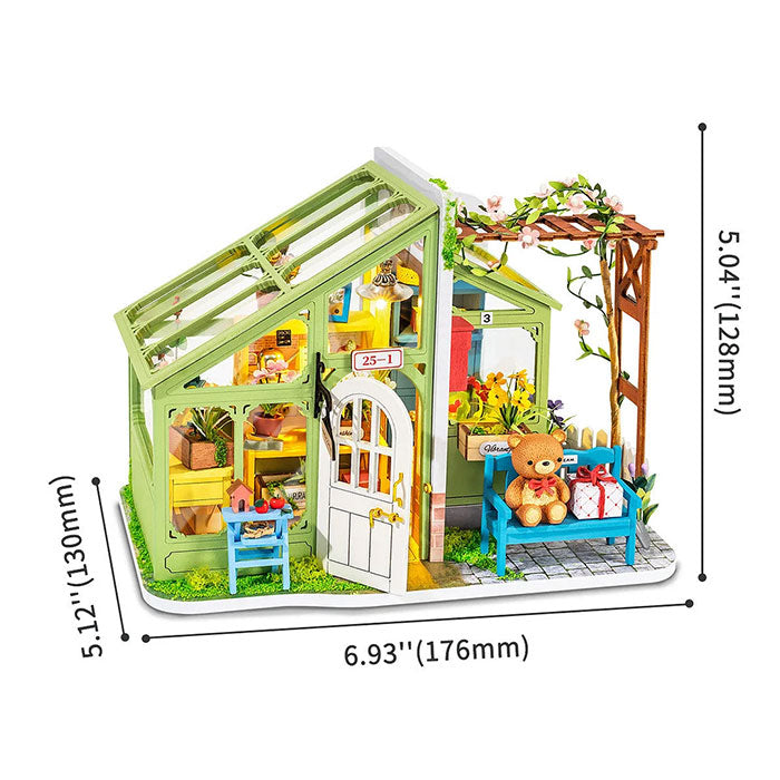 Spring Encounter Flowers DIY Miniature House - 124 Pieces