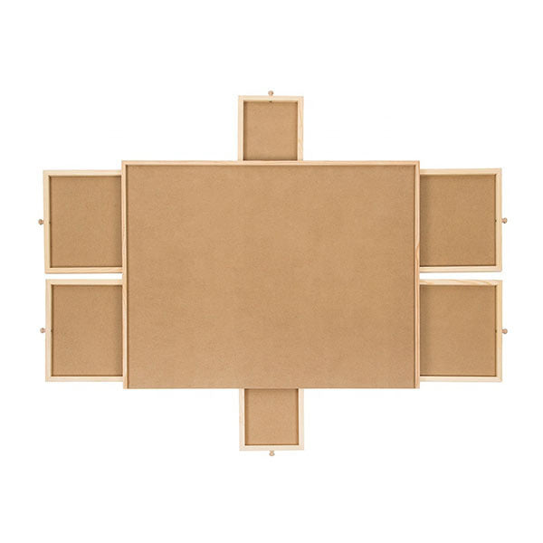 Wooden Puzzle Table 6 Drawer