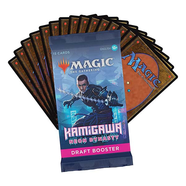 Magic The Gathering Kamigawa Neon Dynasty Draft Booster Pack, Trading Card Game, Booster Pack, Neon Dynasty, Kamigawa, Collectibles