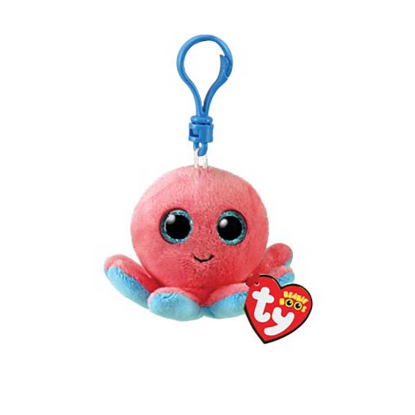 TY Sheldon CORAL OCTOPUS 5" CLIP