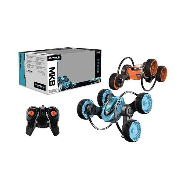 Remote Control - Mkb Twisting Stunt Car Brown And Blue Assortment 2.4G Asst