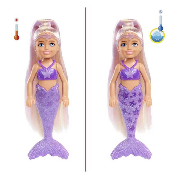 Barbie Chelsea Color Reveal Mermaid Series Color May Vary