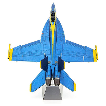 Metal Earth Premium Series Blue Angels FA-18 Super Hornet 3D Metal Model Kit Fascinations