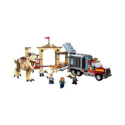 LEGO Jurassic World T. rex &amp; Atrociraptor Dinosaur Breakout 466 Pieces