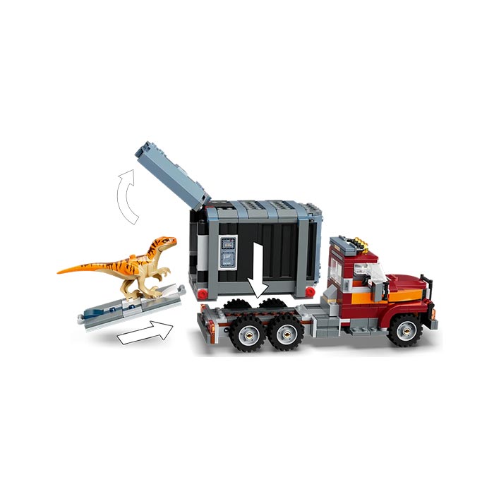 LEGO Jurassic World T. rex &amp; Atrociraptor Dinosaur Breakout 466 Pieces