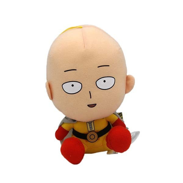 One Punch Man Saitama Sitting plush 8"