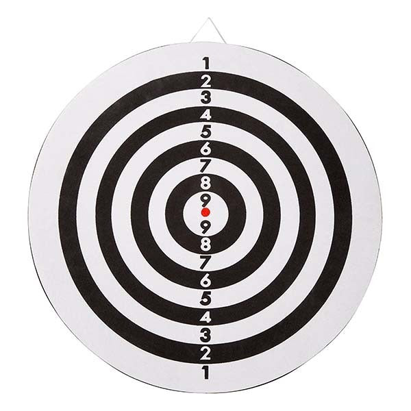 AMATEUR Double-Sided Flocking Dartboard Set