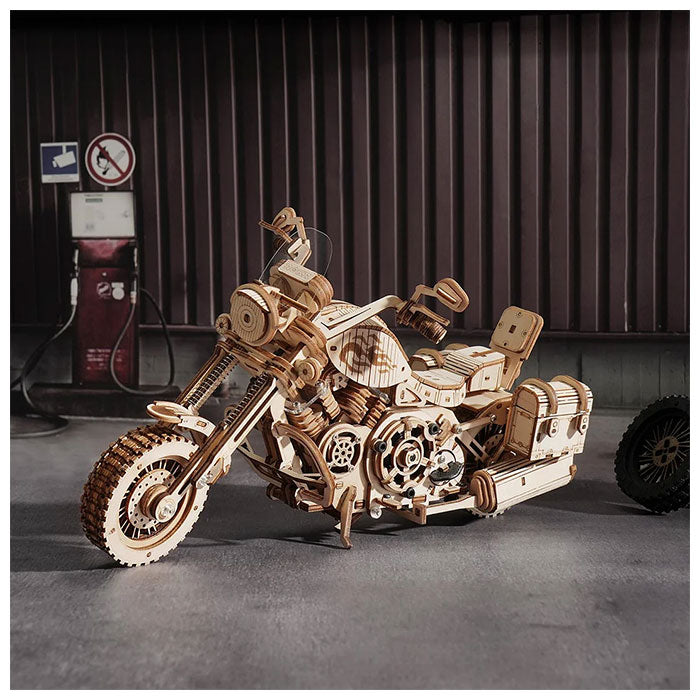 ROKR Cruiser Motorcycle 3D Wooden Puzzle - 420 pcs
