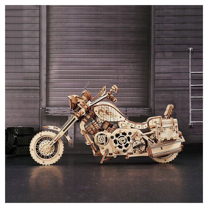 ROKR Cruiser Motorcycle 3D Wooden Puzzle - 420 pcs