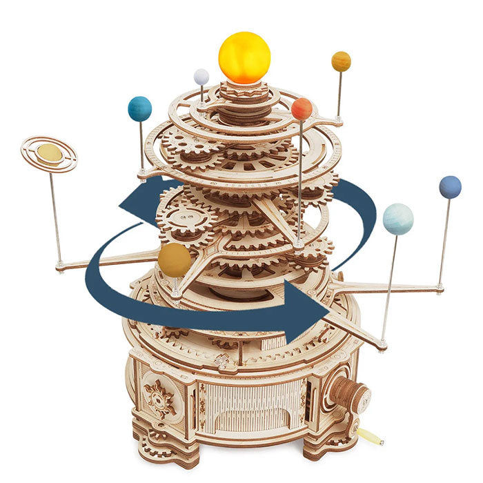 ROKR Mechanical Orrery 3D Wooden Puzzle - 316 PCS