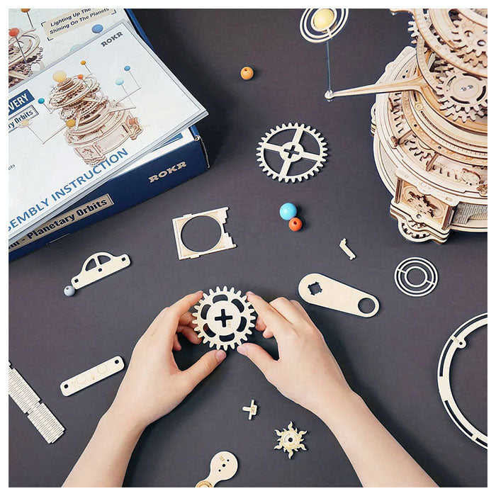 ROKR Mechanical Orrery 3D Wooden Puzzle - 316 PCS