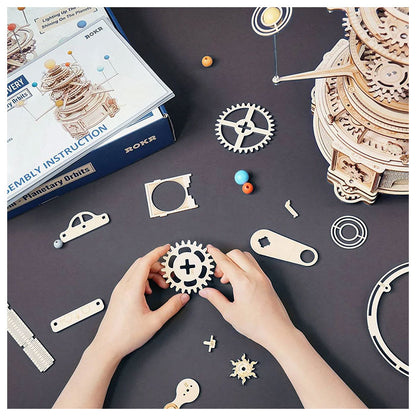 ROKR Mechanical Orrery 3D Wooden Puzzle - 316 PCS