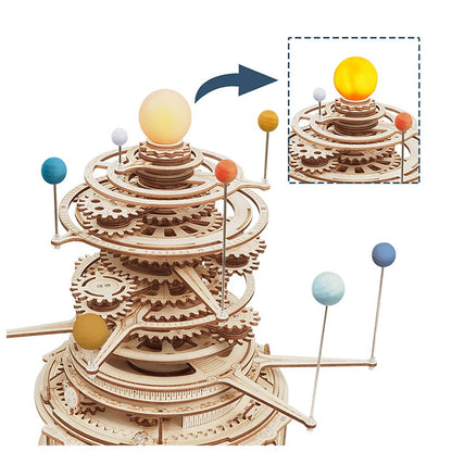 ROKR Mechanical Orrery 3D Wooden Puzzle - 316 PCS