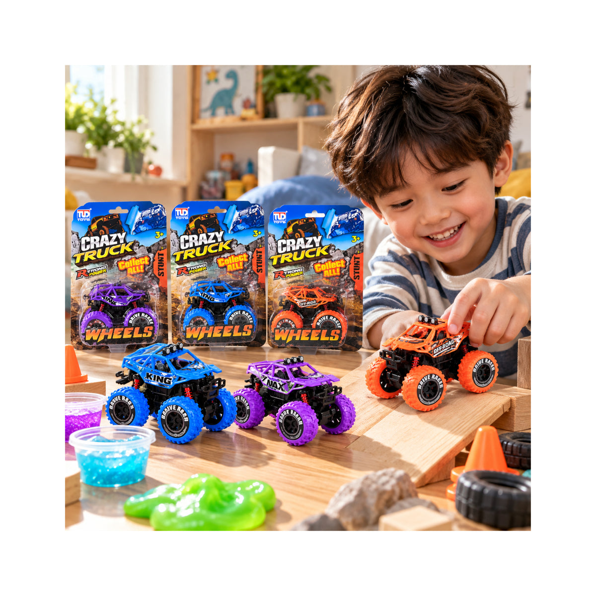 Crazy Truck Off-Road Buggy Toy Car - Assorted
