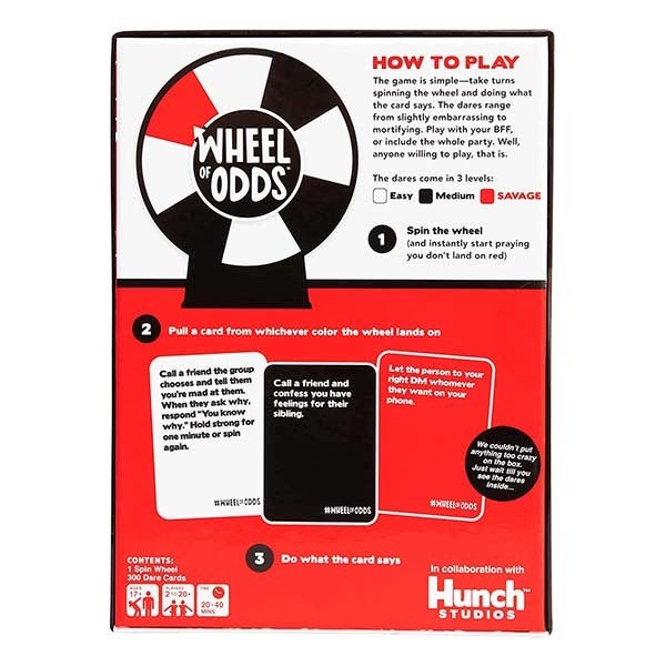 WHAT DO YOU MEME? Wheel of Odds - The Truth or Dare Party Game