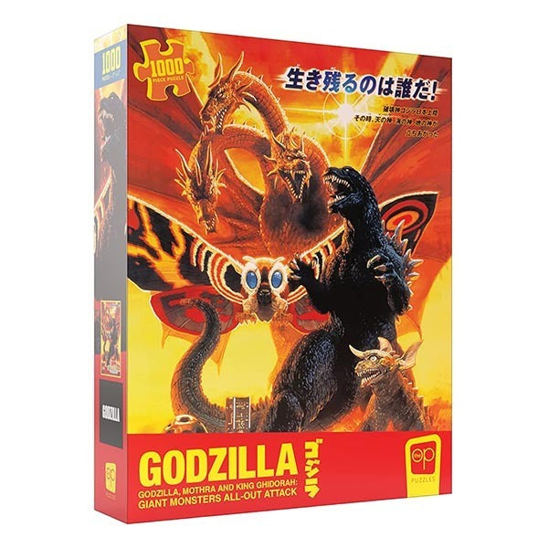 Puzzle 1000Pc Godzilla Mothra &amp; Ghidorah