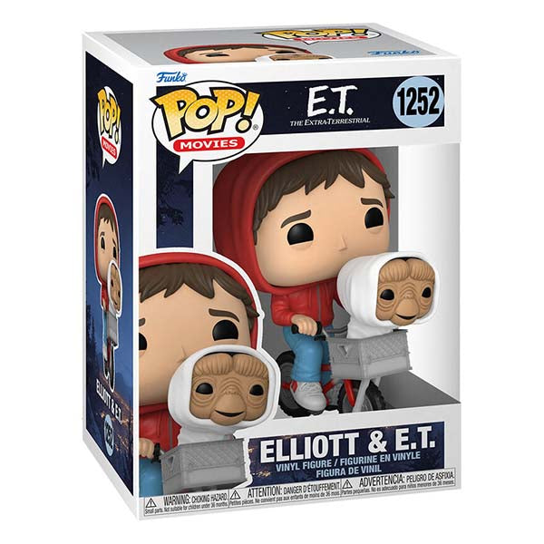 Funko Pop! Movies ET Elliott With ET In Bike Basket