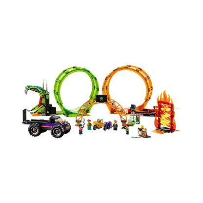 LEGO City Stuntz Double Loop Stunt Arena - 598 Pieces