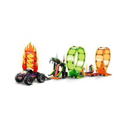 LEGO City Stuntz Double Loop Stunt Arena - 598 Pieces
