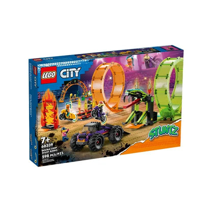 LEGO City Stuntz Double Loop Stunt Arena - 598 Pieces