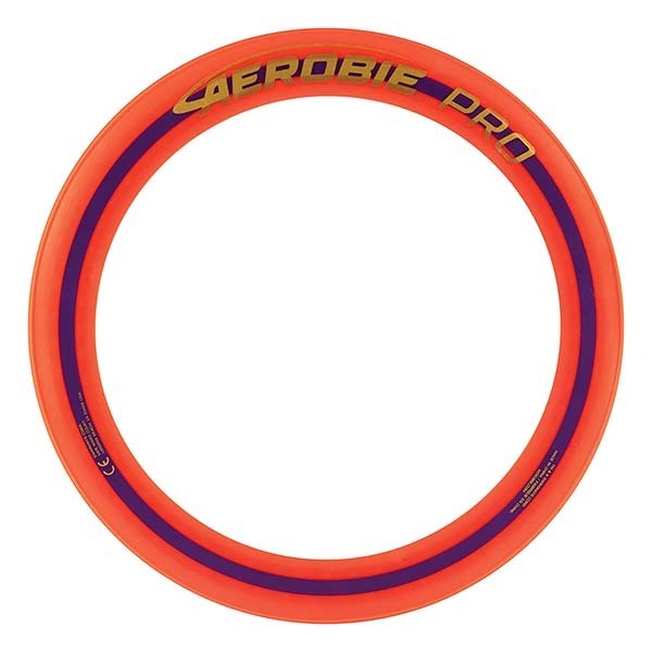 Aerobie Pro Ring Outdoor Flying Disc, 14 Inches - Orange