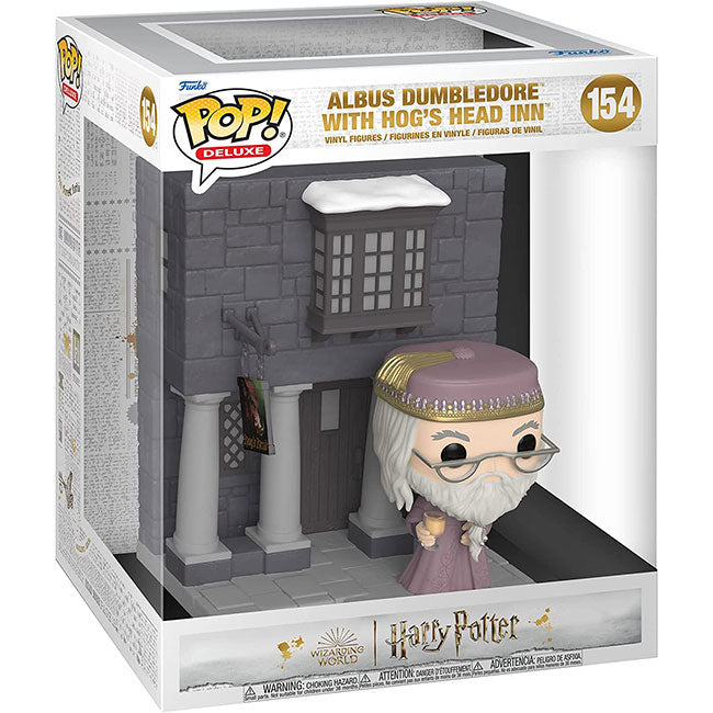 Funko Pop! Deluxe Harry Potter Hogsmeade Albus Dumbledore with Hog's Head Inn