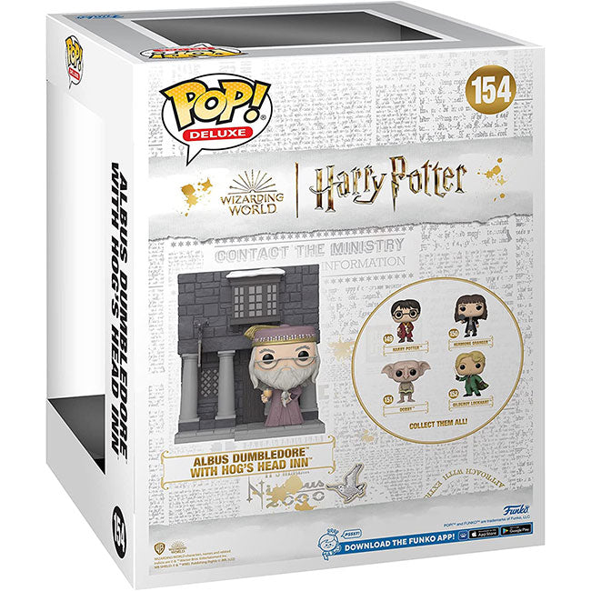 Funko Pop! Deluxe Harry Potter Hogsmeade Albus Dumbledore with Hog's Head Inn