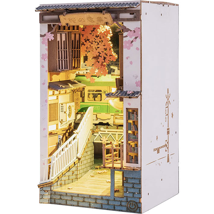 3D Wooden Puzzle Book Nook Magic Time with Display