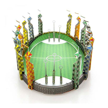 Harry Potter Quidditch Pitch Colored Metal Earth Model Kit